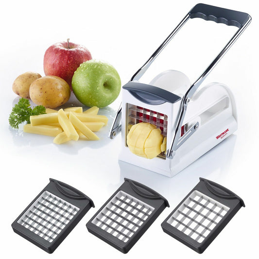 Westmark Multipurpose French Fry Cutter with 3 Stainless Steel Blades